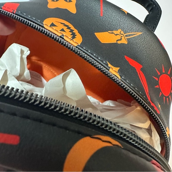 Loungefly Disney Hocus Pocus Icons AOP Mini Backpack Bag Halloween Fall NWT - Picture 6 of 7